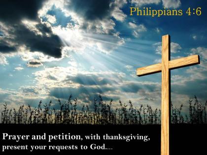 0514 philippians 46 prayer and petition with thanksgiving powerpoint church sermon