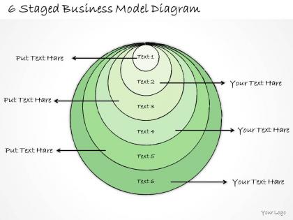 0714 business ppt diagram 6 staged business model diagram powerpoint template