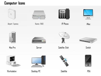 0814 computer icons imac raid mac pro server satellite switch workstation part 2 ppt slides