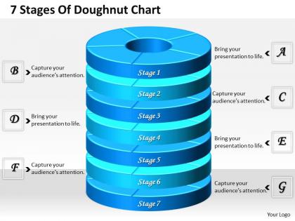 1013 busines ppt diagram 7 stages of doughnut chart powerpoint template