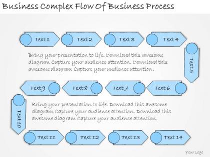 1113 business ppt diagram business complex flow of business process powerpoint template