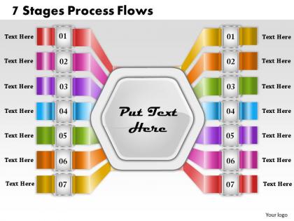 1213 business ppt diagram 7 stages process flows powerpoint template