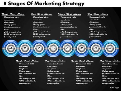 1213 business ppt diagram 8 stages of marketing strategy powerpoint template