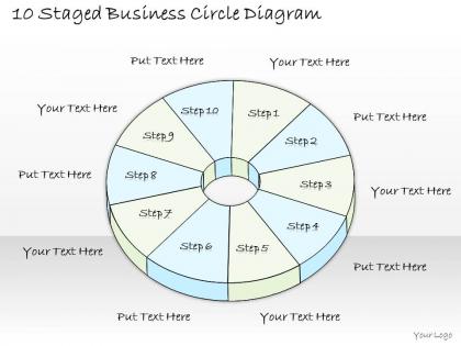 1814 business ppt diagram 10 staged business circle diagram powerpoint template