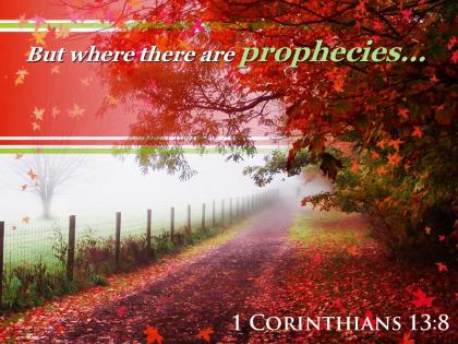 1 corinthians 13 8 but where there are prophecies powerpoint church sermon