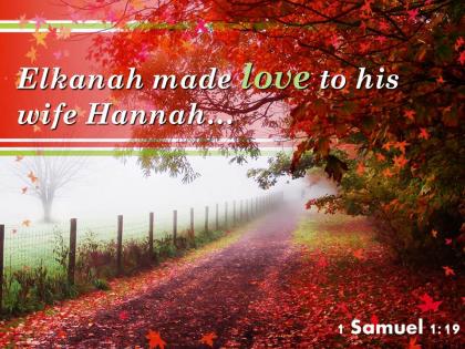 1 samuel 1 19 elkanah made love to his wife powerpoint church sermon