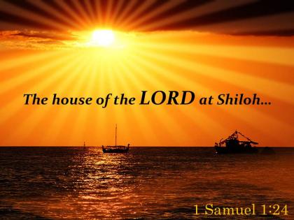 1 samuel 1 24 the house of the lord powerpoint church sermon