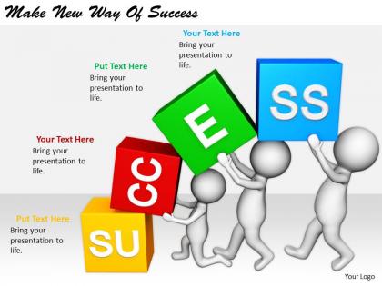 2413 business ppt diagram make new way of success powerpoint template