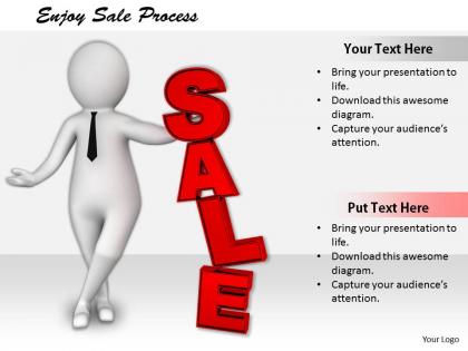 2413 enjoy sale process ppt graphics icons powerpoint