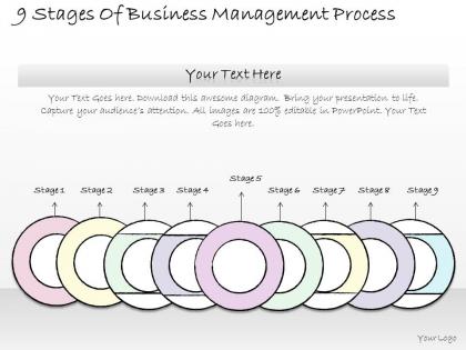 2502 business ppt diagram 9 stages of business management process powerpoint template