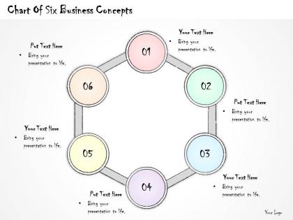 2502 business ppt diagram chart of six business concepts powerpoint template