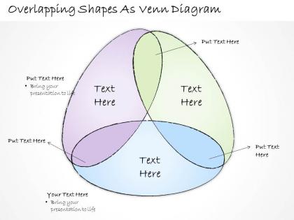 2502 business ppt diagram overlapping shapes as venn diagram powerpoint template