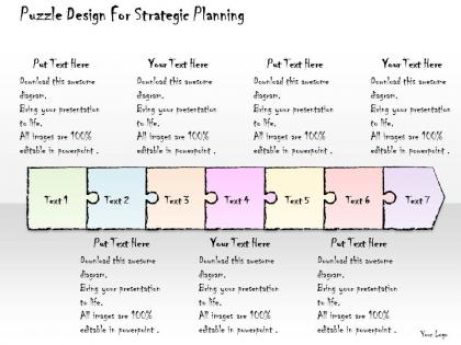 2502 business ppt diagram puzzle design for strategic planning powerpoint template