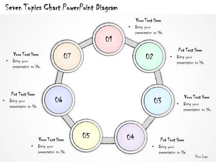 2502 business ppt diagram seven topics chart powerpoint diagram powerpoint template