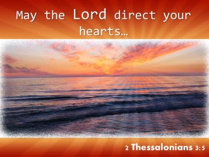 2 thessalonians 3 5 may the lord direct your hearts powerpoint church sermon