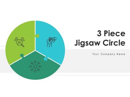 3 Piece Jigsaw Circle Resource Planning Execution Advertisements Marketing