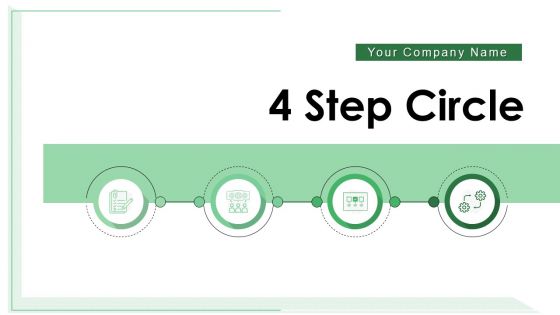 4 Step Circle Process Organization Management Resource Planning Communication