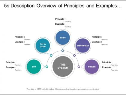 5s description overview of principles and examples of categories of shine standardize sustain and sort