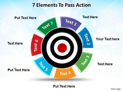 7 elements to pass action