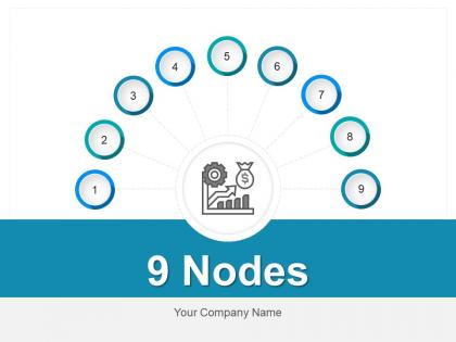 9 Nodes Strategy Business Goal Achievement Research Analysis Expansion