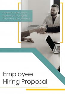 A4 employee hiring proposal template