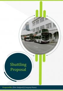 A4 shuttling proposal template