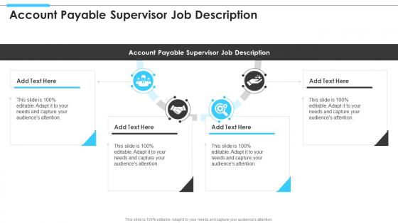 Account Payable Supervisor Job Description In Powerpoint And Google Slides Cpp