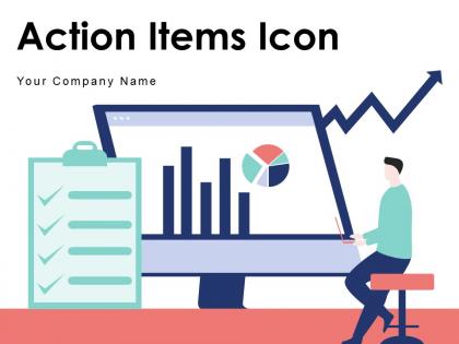 Action Items Icon Ecommerce Development Technical Training Management