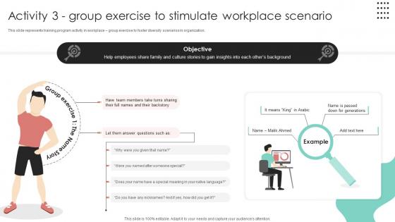 Activity 3 Group Exercise To Stimulate Workplace Scenario Racial Diversity Training DTE SS