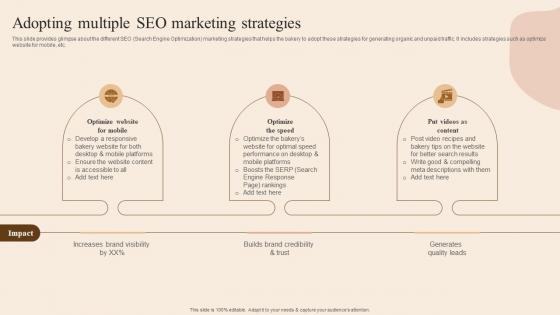 Adopting Multiple SEO Marketing Strategies Developing Actionable Advertising Plan Tactics MKT SS V