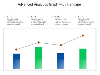 Advanced analytics graph with trendline