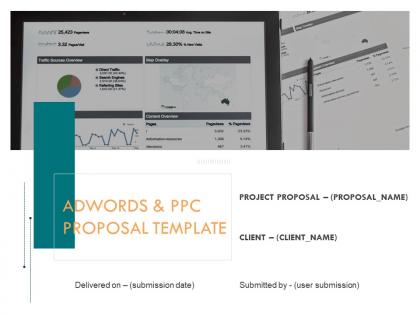 Adwords and ppc proposal template powerpoint presentation slides