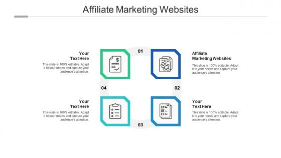 Affiliate marketing websites ppt powerpoint presentation professional information cpb