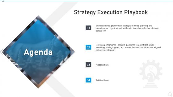 Agenda Strategy Execution Playbook Ppt Information