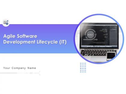 Agile software development lifecycle it powerpoint presentation slides