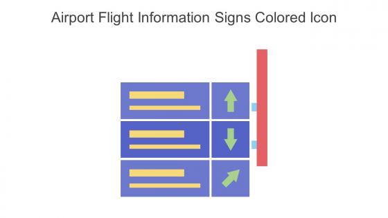 Airport Flight Information Signs Colored Icon In Powerpoint Pptx Png And Editable Eps Format