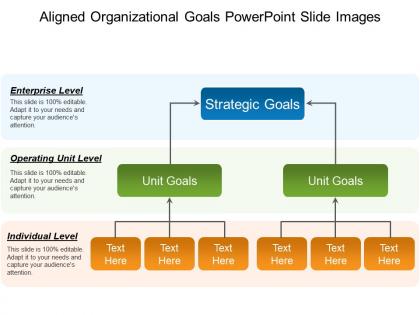 Aligned organizational goals powerpoint slide images