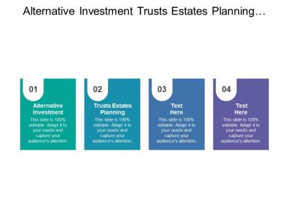 Alternative investment trusts estates planning financial advisory locator tracking