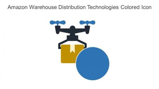 Amazon Warehouse Distribution Technologies Colored Icon In Powerpoint Pptx Png And Editable Eps Format