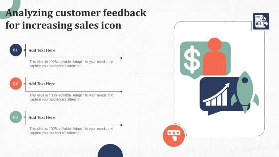 Analyzing Customer Feedback For Increasing Sales Icon