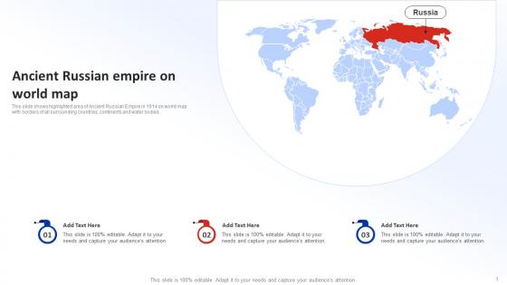 Ancient Russian Empire On World Map