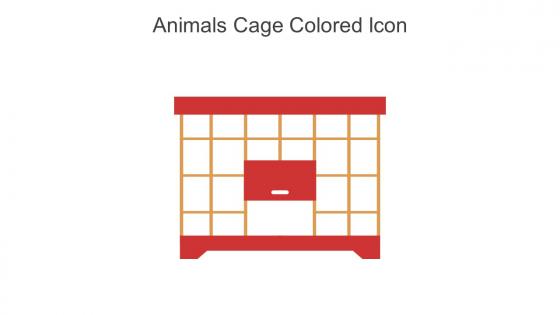 Animals Cage Colored Icon In Powerpoint Pptx Png And Editable Eps Format