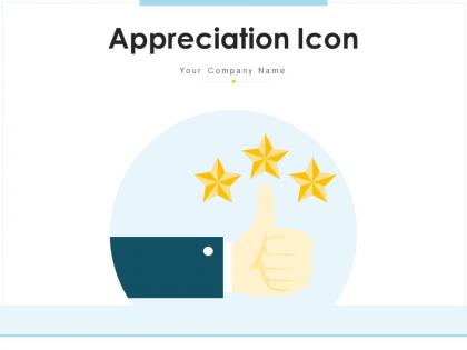 Appreciation Icon Employee Recognition Sales Competition Motivation Team