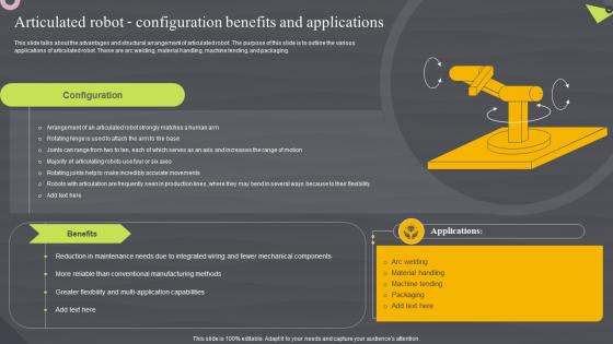 Articulated Robot Configuration Benefits Robotic Automation Systems For Efficient