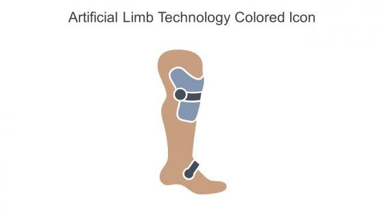 Artificial Limb Technology Colored Icon In Powerpoint Pptx Png And Editable Eps Format