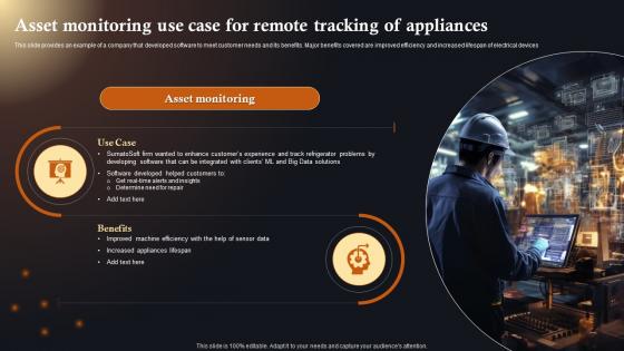 Asset Monitoring Use Case For Remote IoT Solutions In Manufacturing Industry IoT SS