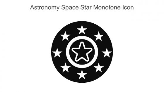 Astronomy Space Star Monotone Icon In Powerpoint Pptx Png And Editable Eps Format