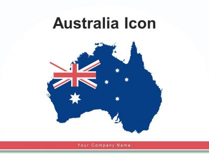 Australia Icon Political Boarders Circular National Continent Location