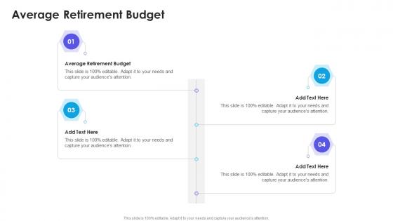 Average Retirement Budget In Powerpoint And Google Slides Cpb