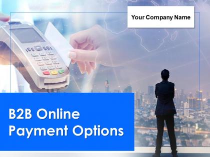 B2b online payment options powerpoint presentation slides